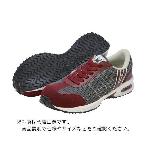 他サイト： 日進 耐滑樹脂先芯入りスニーカー チョコ 24.5cm  ( V2000CH-24.5 )の商品画像
