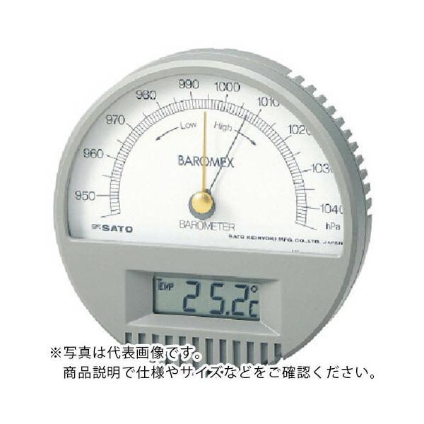 佐藤 ( 佐藤計量器製作所 ) バロメックス気圧計（温度計付き） （） ( 7612-00 )
