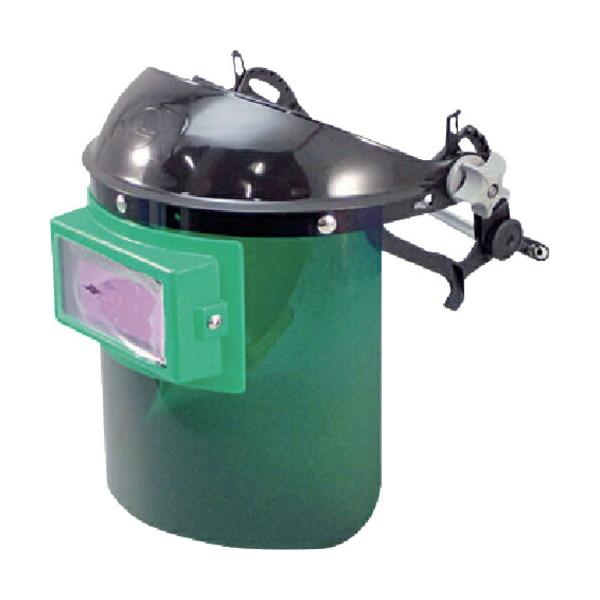 [特長]●ヘルメット取付型●新開発液晶採用で鮮明な視界を確保●耐衝撃性素材で液晶破損が激減●TIG溶接対応（推奨溶接電流35〜200A）●ソーラー充電式●家庭防水で、水・汗による故障を防止●周囲が見える防災面タイプ(透明グリーン色)[用途]...