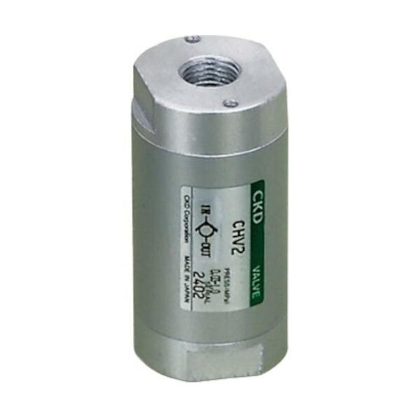CKD チェックバルブ 逆止め弁 Rc1/8 流量標準タイプ ( CHV2-6 )  ( MUW59 )