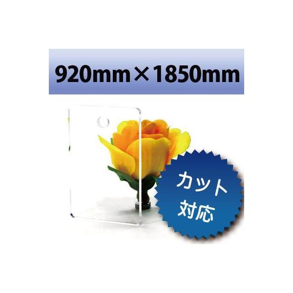 【法人/個人事業主様限定】 アクリル板 キャスト板 透明 920mm×1840mm  厚み10mm