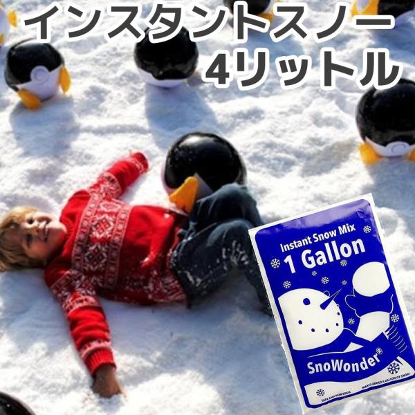 SnoWonder スノーパウダー 4リットル 人工雪 インスタントスノー SnoWonder スノーパウダー 4リットル 人工雪 インスタントスノー