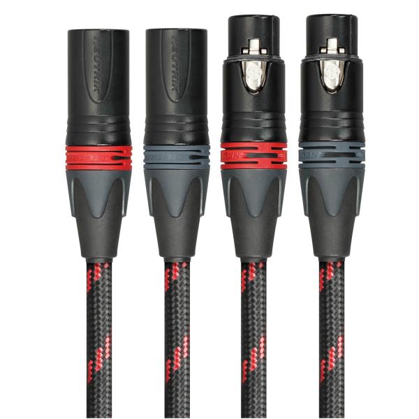 Topping XLR バランスケーブル 75cm XLRオス - XLRメス 2本セット