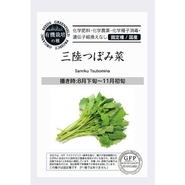 三陸つぼみ菜 種 オーガニック 有機種子 固定種
