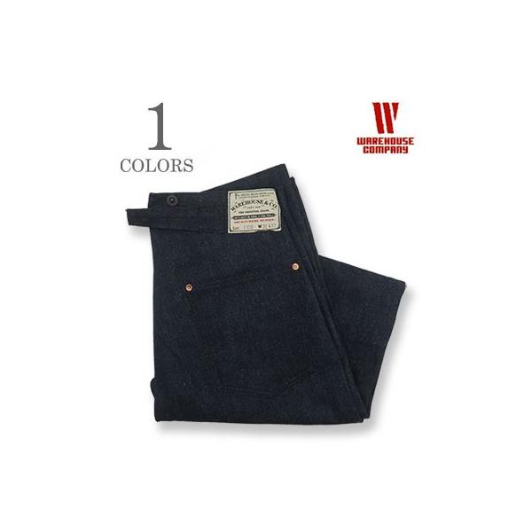 ウエアハウス No.3 デニム ウエストオーバーオールズ ノンウォッシュ WAREHOUSE Lot 1910-1915 No3 WAIST OVERALLS 1333