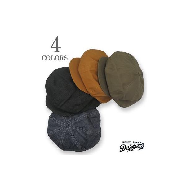 ダッパーズ  デニム コバート ダック キャスケット Dapper's 『MW Type GM Casquette With Small Top Button』  1886