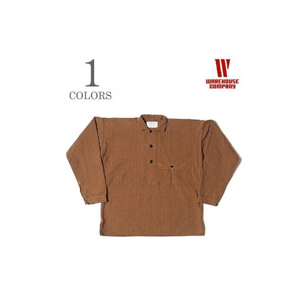 ウエアハウス GREENBAUM BROTHERS プルオーバー ダックストライプ WAREHOUSE 1880 HEAVY LEATHER BOUND JUMPER 2213-B
