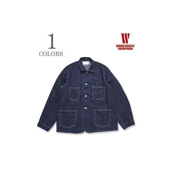 ウエアハウス インディゴ チョアジャケット カバーオール WAREHOUSE 1910’S BIG BOB CHORE JACKET 2249
