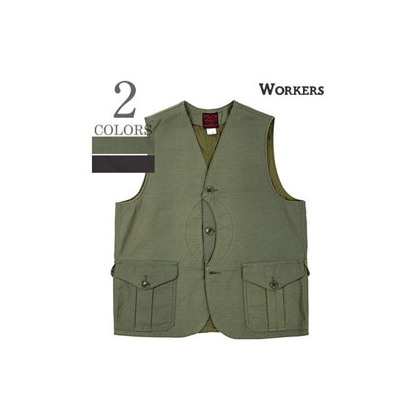WORKERS ワーカーズ リバースサテン|クルーザーベスト『Cruiser Vest, Reversed Sateen』【アメカジ・アウトドア】24a-1-cv WORKERS ワーカーズ リバースサテン クルーザーベスト WORKERS Cruiser