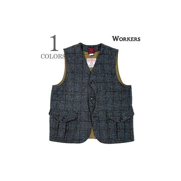 WORKERS ワーカーズ ハリスツイード クルーザーベスト WORKERS Cruiser