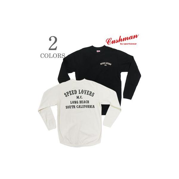 CUSHMAN クッシュマン 別注|長袖|オールドワッフル|サーマルTシャツ『OLD WAFFLE L/s TEE SPEED LOVERS M.C.』【アメカジ・モーターサイクル】263610 CUSHMAN（クッシュマン） 長袖 別注 長袖 オールドワッフル サーマルT