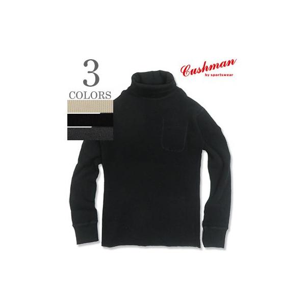 クッシュマン 長袖 ビッグワッフル タートル サーマルロンTEE CUSHMAN BIG WAFFLE TURTLE LONG SLEEVE TEE 26380