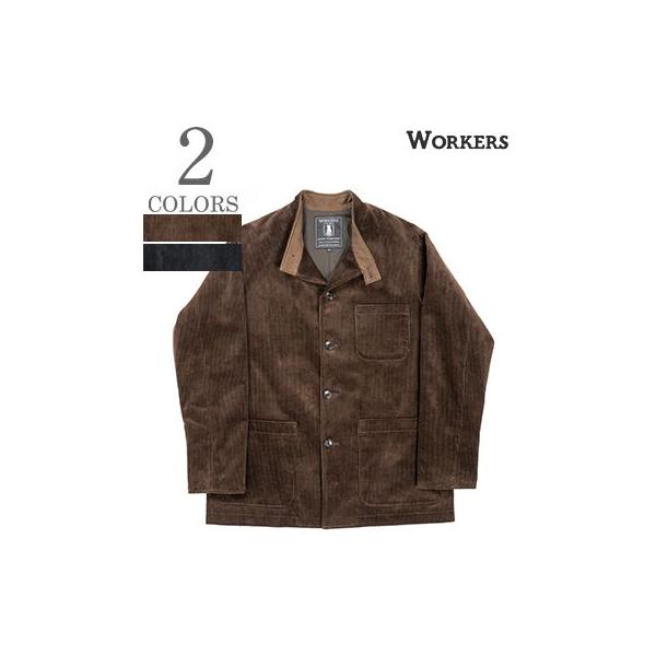 ワーカーズ 14oz.高密度太畝 コーデュロイ フォレスティエールジャケット WORKERS『Forestier, Heavy Corduroy』 26a-1-forestier-c