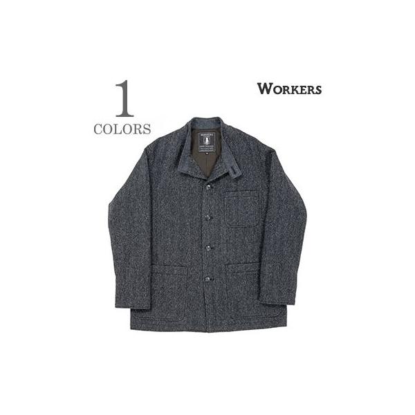 ワーカーズ ツイストへリンボーンツイード フォレスティエールジャケット WORKERS『Forestier, Twisted Herringbone』 26a-1-forestier-t
