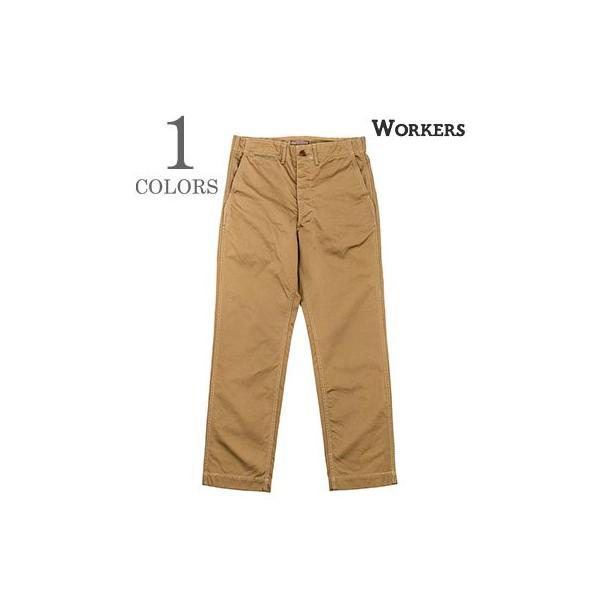 ワーカーズ 10.5oz. ミリタリーチノ トラウザーズ レギュラーフィット WORKERS Officer Trousers, Regular Fit 26a-4-otrf