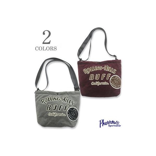 フェローズ 　コーデュロイ　キルティング　ショルダーバッグ PHERROW'S  Custom Shoulder Bag ROLLING-HILLS 26W-PSVB2
