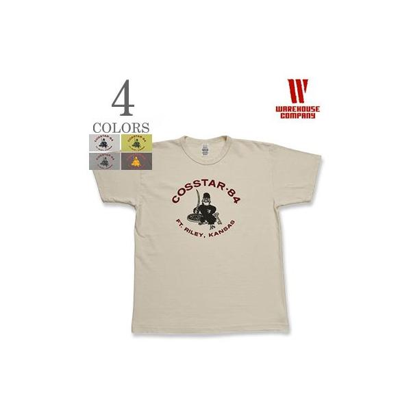 ウエアハウス 半袖 19/-天竺 セコハン ONE WASH プリントTEE WAREHOUSE 2nd hand  COSSTAR-84 SST 4064-COSSTAR