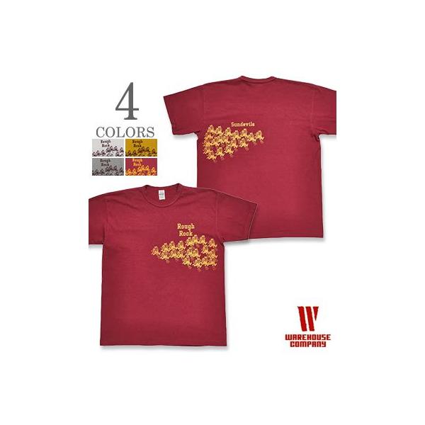 ウエアハウス 半袖 19/-天竺 セコハン ONE WASH プリントTEE WAREHOUSE 2nd hand  SUNDEVILS SST  4064-SUNDEVILS