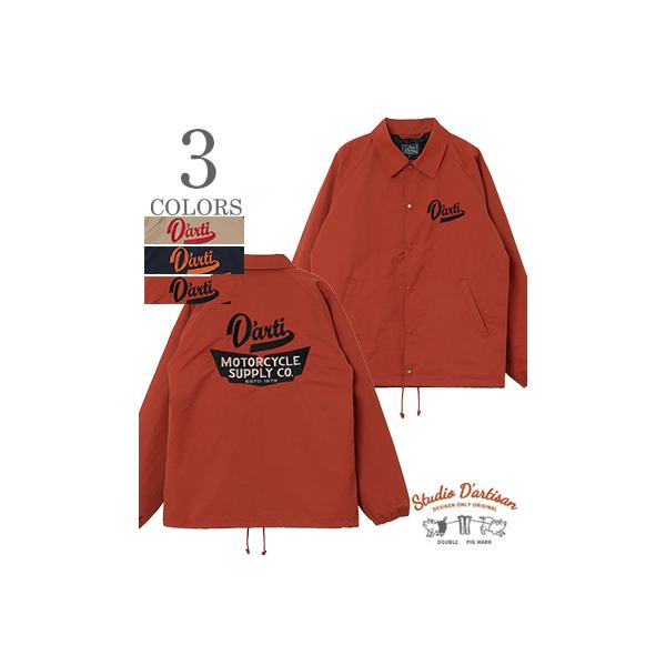 ステュディオダルチザン 刺繍 ロクヨンクロス コーチジャケット STUDIO D'ARTISAN MOTORCYCLE 60/40 CLOTH COACH JACKET 4643