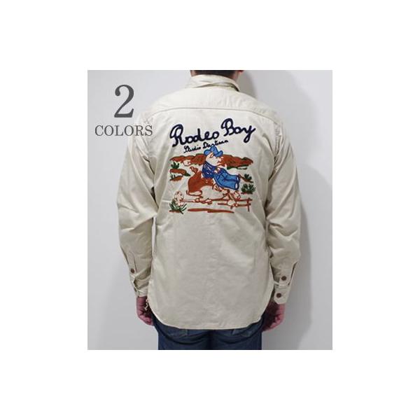 �X�e���f�B�I�_���`�U�� ���� �c�C�� �h�J���[�N�V���c STUDIO D'ARTISAN Rodeo Boy EMB'D WORK SHIRT 5647