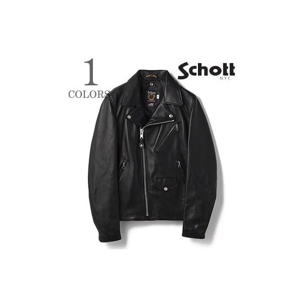 Schott N.Y.C（ショット） Made in USA シープレザー ライダース