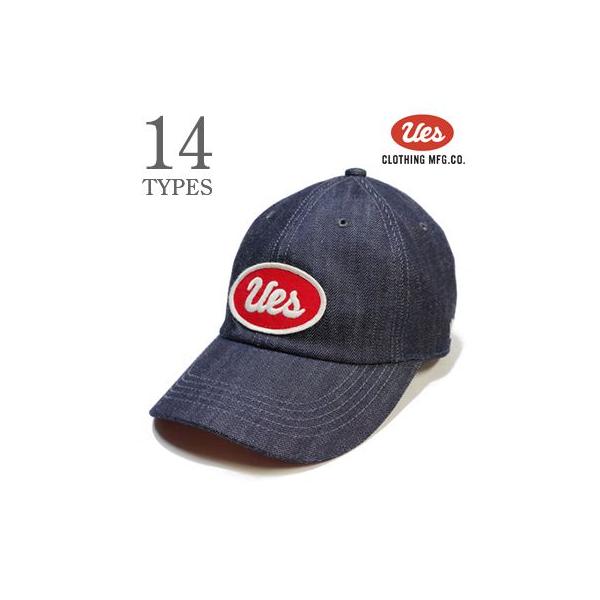 ウエス ワッペン デニム ベースボールキャップ UES DENIM BALL CAP 82DC