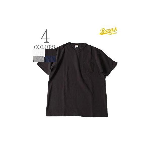 �o�[���Y ���� �݂�҂� �|�P�b�gT�V���c BARNS SURI-AMI V NECK SST BR-11001