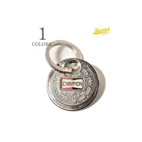 ボタンワークス キーホルダー 真鍮 プラグギャップゲージ Button Works  CHAMPION Spark Plug Key Fob BW-0113