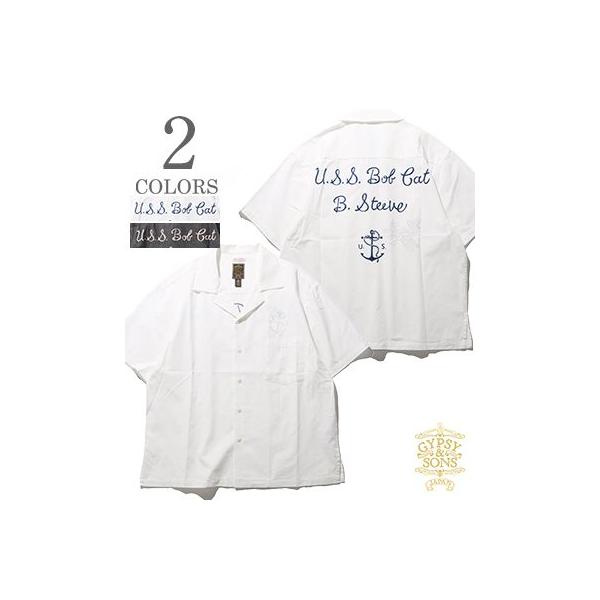【新品未使用】26ss Gypsy&sons オープンカラーシャツ GYPSY&SONS（ジプシーアンドサンズ） 半袖 5.6oz.ムラ糸シャンブレー