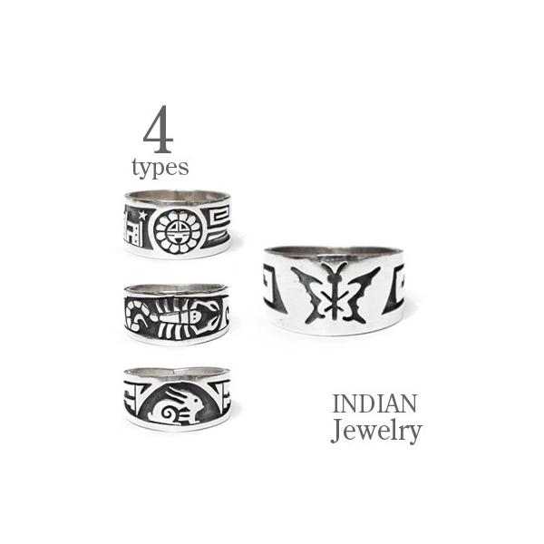 INDIAN JEWELRY ホピ族 シルバー リング HOPI RING IJ-022 : ORGAN  