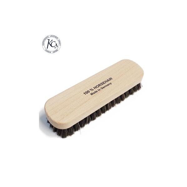 KC'S 密度の高いしっかりした馬毛を100％使用!!ドイツ製『ホースヘアブラシ』【アメカジ・メンテナンス】KKK013
