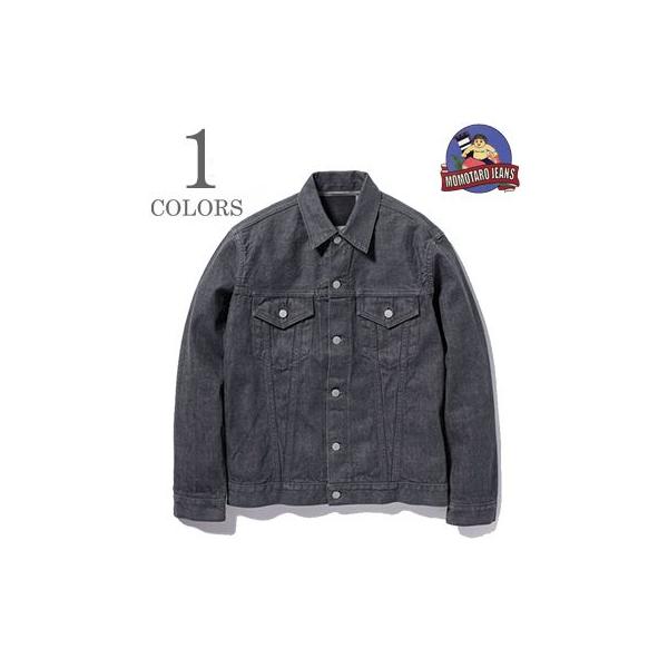 桃太郎ジーンズ　モモタロウジーンズ ウールジャケット グレー 44 未使用品 桃太郎ジーンズ 14oz.グレーデニム 3rd Type デニムジャケット