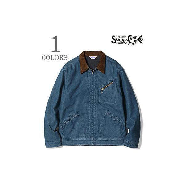 SUGAR CANE シュガーケーン ブロークンデニム ワークジャケット BROKEN