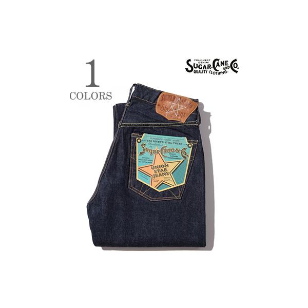 シュガーケーン レギュラーストレート ユニオンスタージーンズ SUGAR CANE  14.25oz. DENIM UNION STAR JEANS  SC40065
