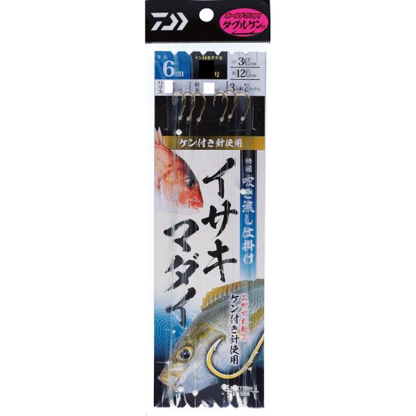 超特価 ダイワ 快適吹き流し仕掛け イサキ・マダイ 3本針1セット 4-4 6ｍ(da-348075)[M便 1/20]