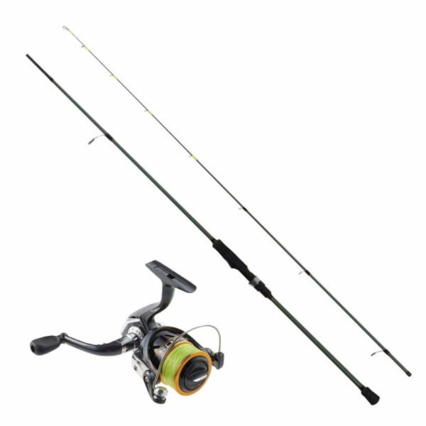 船からのアオリイカ釣り狙いといえばティップランエギング。ティップランエギングを始めたい人にうってつけのロッドとリールのセットです。ロッドは「オーシャンバリューティップラン」。リールは「AZ2000SPE エイザス PE0.8号100ｍ付」を...