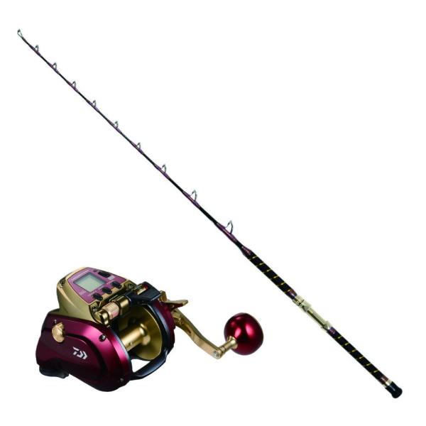 おり釣具オリジナルのグラス総糸巻きロッドの銘品「パグマイヨ」が令和の時代に復活！深海キンメ、クエ、アブラボウズ、イシナギ、そしてマグロ類といった大物を対象にした総糸巻リアルワン仕様の「パグマイヨ」と対応電動リールとの組み合わせのセットとなります。