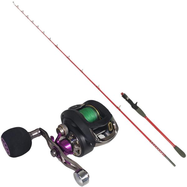 誘いとかけた後のタフさが重要なエギタコ釣りに最適なロッドとリールをセットにしました。