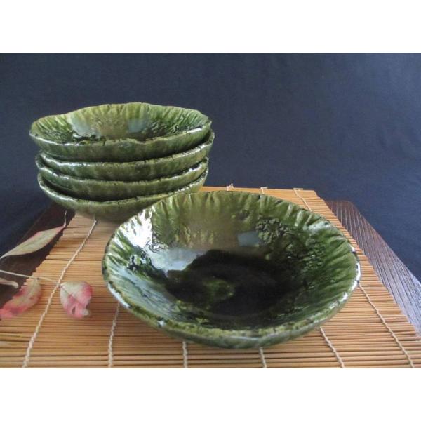 織部　皿　作家物　5枚セット 織部 皿 作家物 5枚セット