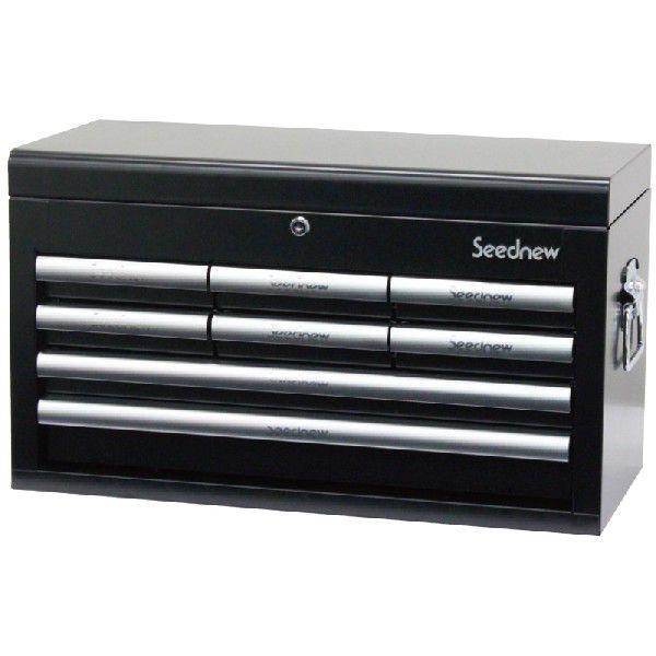 注目の福袋 ブラック 黒 工具箱 8引出しツールチェスト Seednew メンテナンス用品 Madmex Co Nz