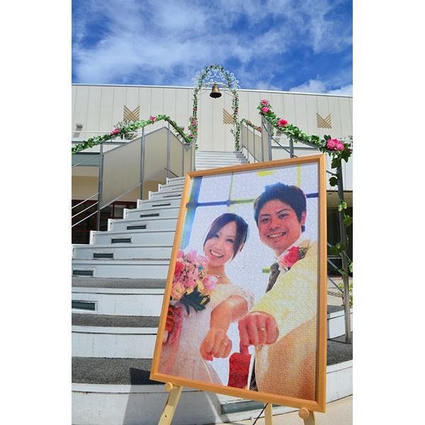 19ピース 00ピース相当 たくさんの写真でモザイクアート加工 オリジナルジグソーパズル パズル 19 Moza 元祖ぱずる屋さん店 木製フレームセット