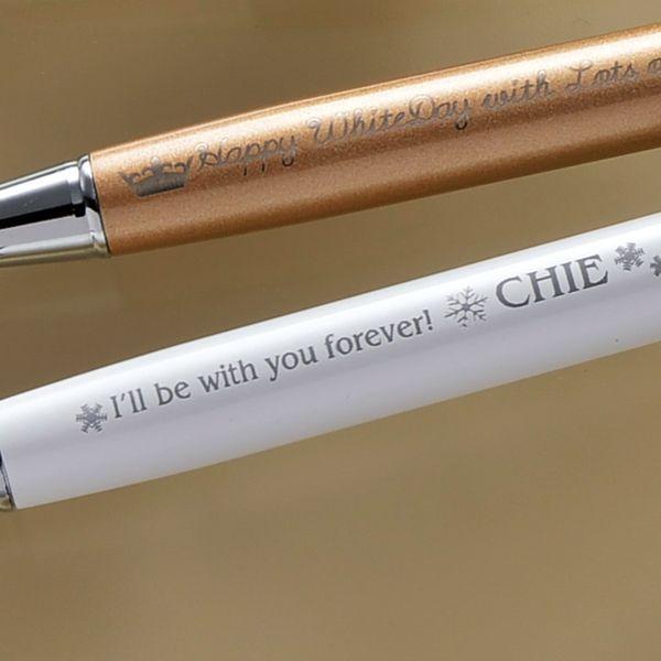 名入れ プレゼント 女性 おしゃれ ボールペン 新作入荷 新品 王冠チャーム付 ベア キラキラストーンボールペン 名前入り ギフト