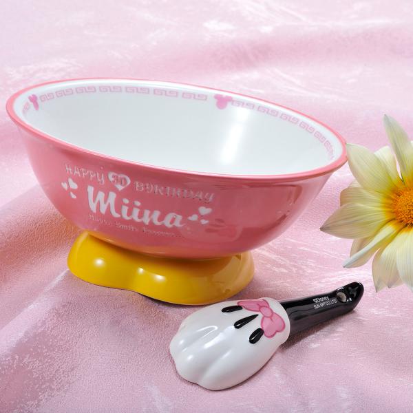名入れ ギフト SXX ディズニー Disney レンゲ付ラーメンセット ミニー