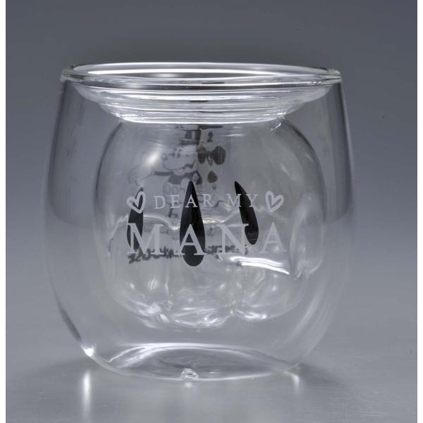 特売 名入れ プレゼント おもしろ ユニーク 誕生日 ギフト コップ ダブルウォールグラス Disney Mickey ミッキー ディズニー