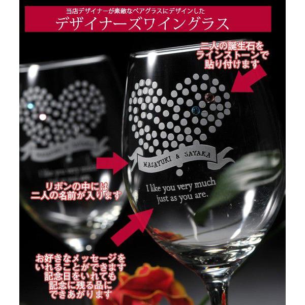 名入れ 名前入り ギフト プレゼント 誕生日 お祝い 贈り物 結婚記念 開業祝い 開店 引越し祝い 新築祝い 新着 赤ワイン 白ワイン グラスペアセット 記念日