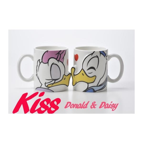 結婚祝い プレゼント 女友達 贈り物 引っ越し 新築 Disney 激安通販販売 キス ペアセット ドナルド Kiss ディズニー マグカップ デイジー