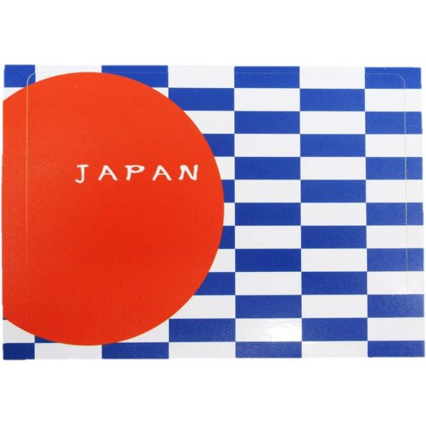 日本応援グッズがんばれ日本 必勝 市松模様風チェック柄 シール ステッカーです。日本の国旗、日の丸と市松模様風チェック柄を組み合わせたデザインです。貼ってはがせる再剥離タイプなので簡単に貼り直し出来ます。また、はがす時も のり残りせず綺麗に...