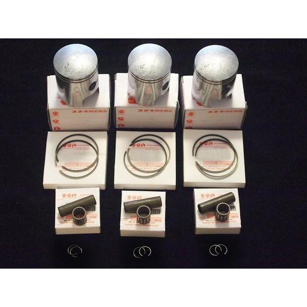 スズキ 純正新品 2mm O/S ピストン セット GT380 サンパチ 399 cc