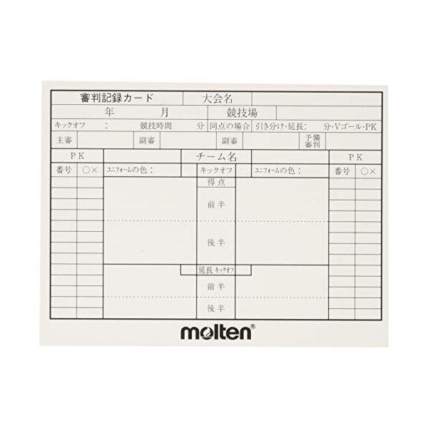 Sisnextmolten モルテン サッカー審判用 小 Xfsn 記録カード10枚入