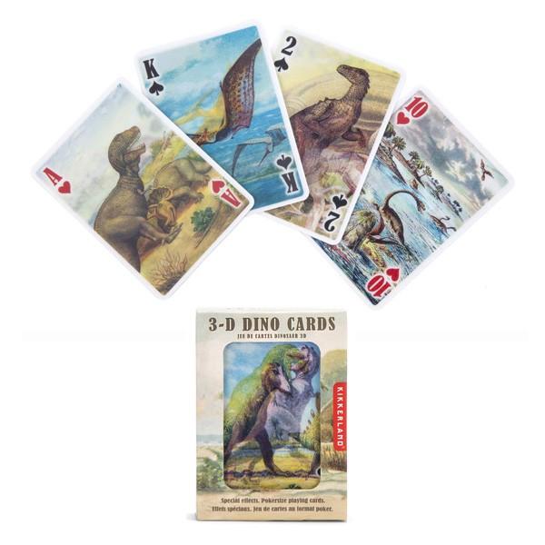 キッカーランド 3dダイナソー プレイングカード 恐竜 トランプ ゲーム 3d Dinosaur Playing Cards オリジ 通販 Yahoo ショッピング